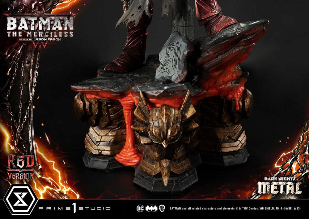 Dark Nights: Death Metal Statue 1/3 The Mericless Red Version 111 cm