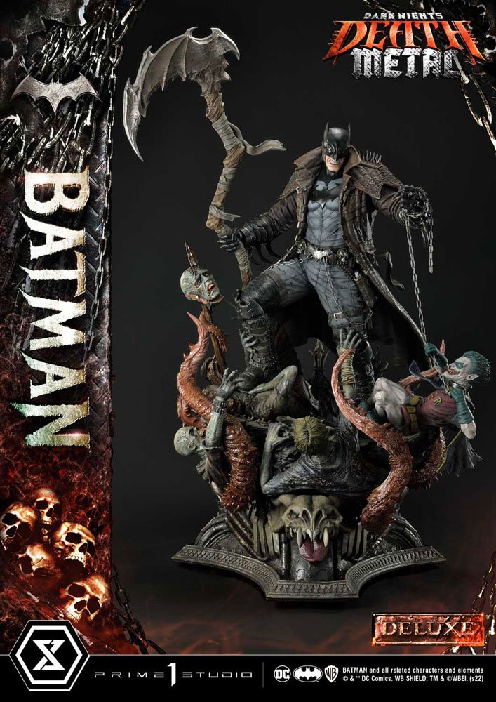 Dark Knights: Metal Statue 1/3 Death Metal Batman Deluxe Bonus Ver. 105 cm - Damaged packaging