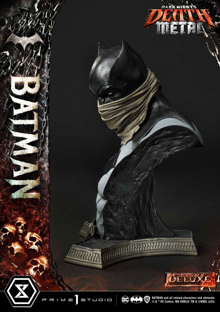 Dark Knights: Metal Statue 1/3 Death Metal Batman Deluxe Bonus Ver. 105 cm - Damaged packaging