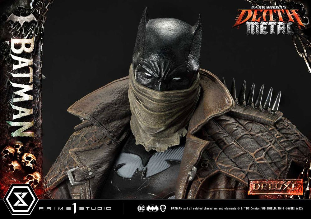 Dark Knights: Metal Statue 1/3 Death Metal Batman Deluxe Bonus Ver. 105 cm - Damaged packaging