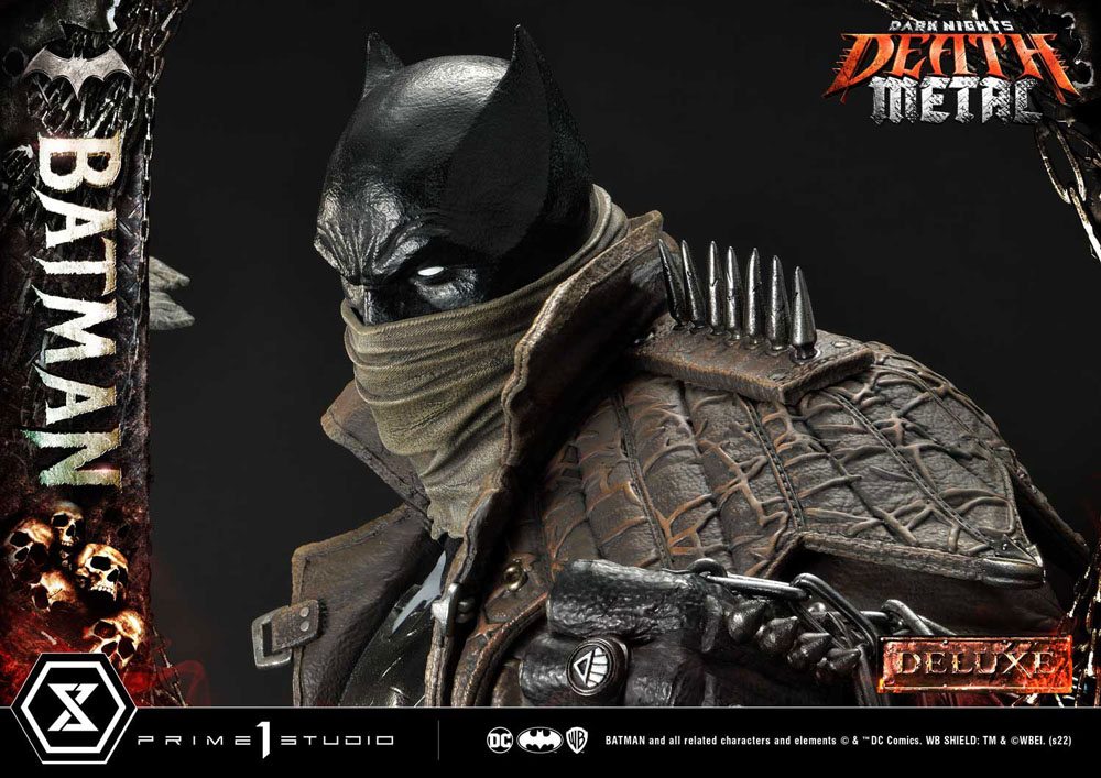 Dark Knights: Metal Statue 1/3 Death Metal Batman Deluxe Bonus Ver. 105 cm - Damaged packaging