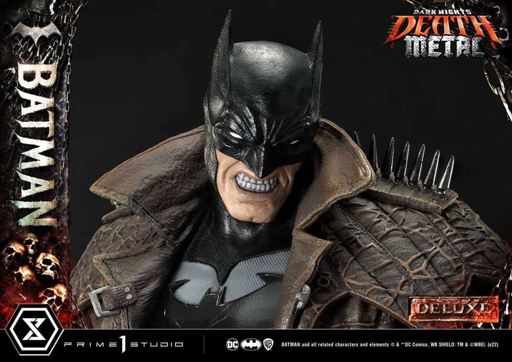 Dark Knights: Metal Statue 1/3 Death Metal Batman Deluxe Bonus Ver. 105 cm - Damaged packaging