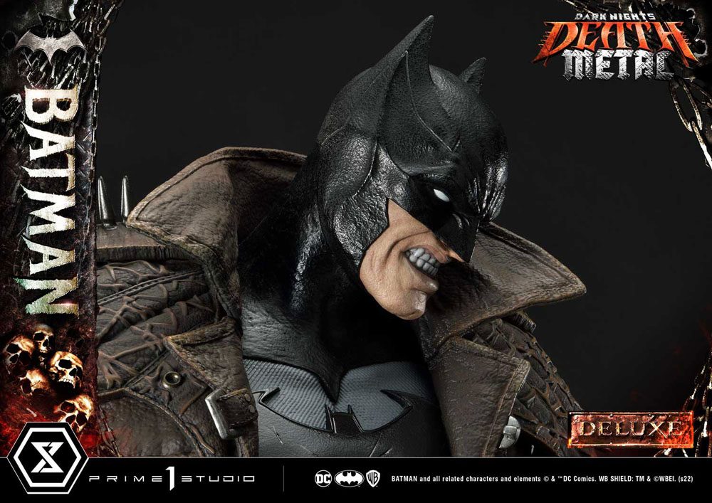 Dark Knights: Metal Statue 1/3 Death Metal Batman Deluxe Bonus Ver. 105 cm - Damaged packaging