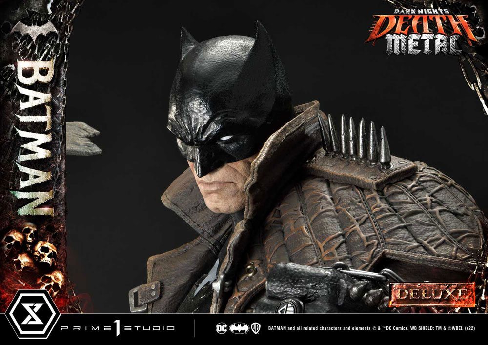 Dark Knights: Metal Statue 1/3 Death Metal Batman Deluxe Bonus Ver. 105 cm - Damaged packaging