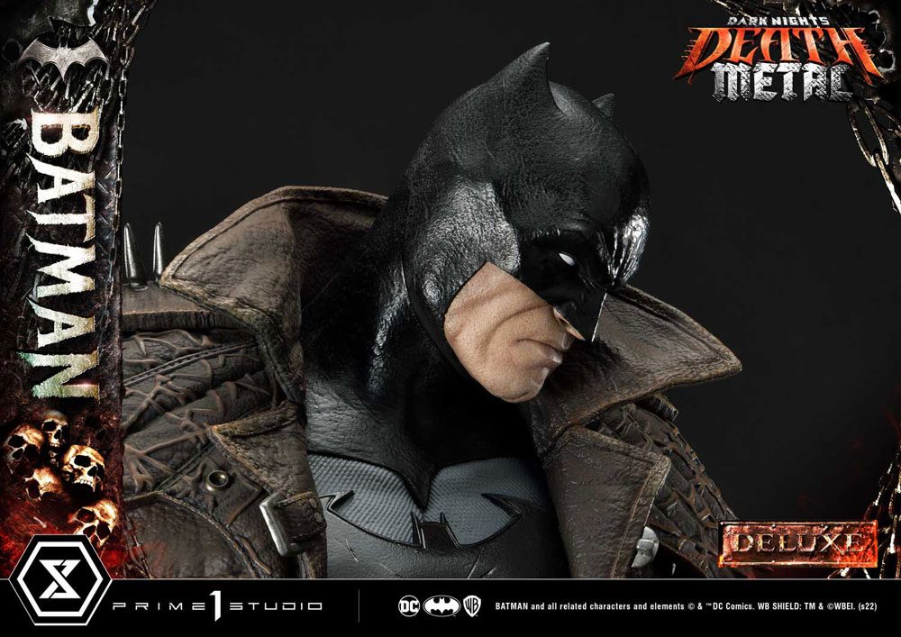 Dark Knights: Metal Statue 1/3 Death Metal Batman Deluxe Bonus Ver. 105 cm - Damaged packaging