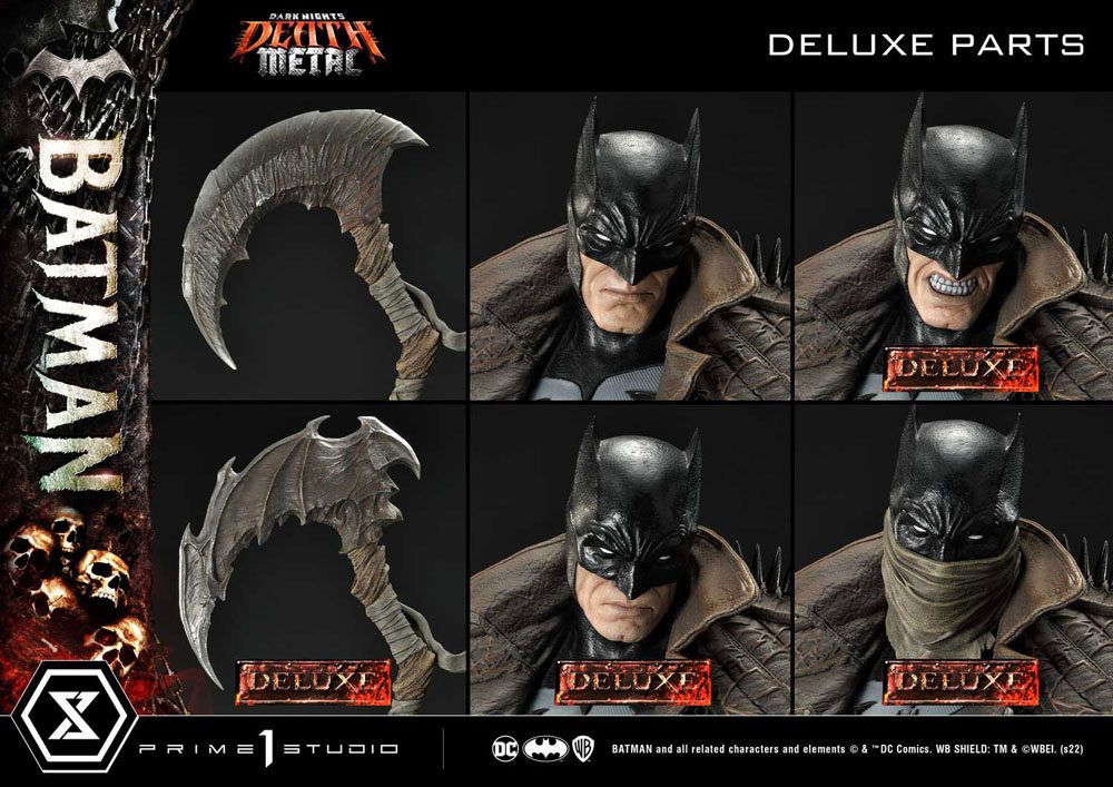 Dark Knights: Metal Statue 1/3 Death Metal Batman Deluxe Bonus Ver. 105 cm - Damaged packaging