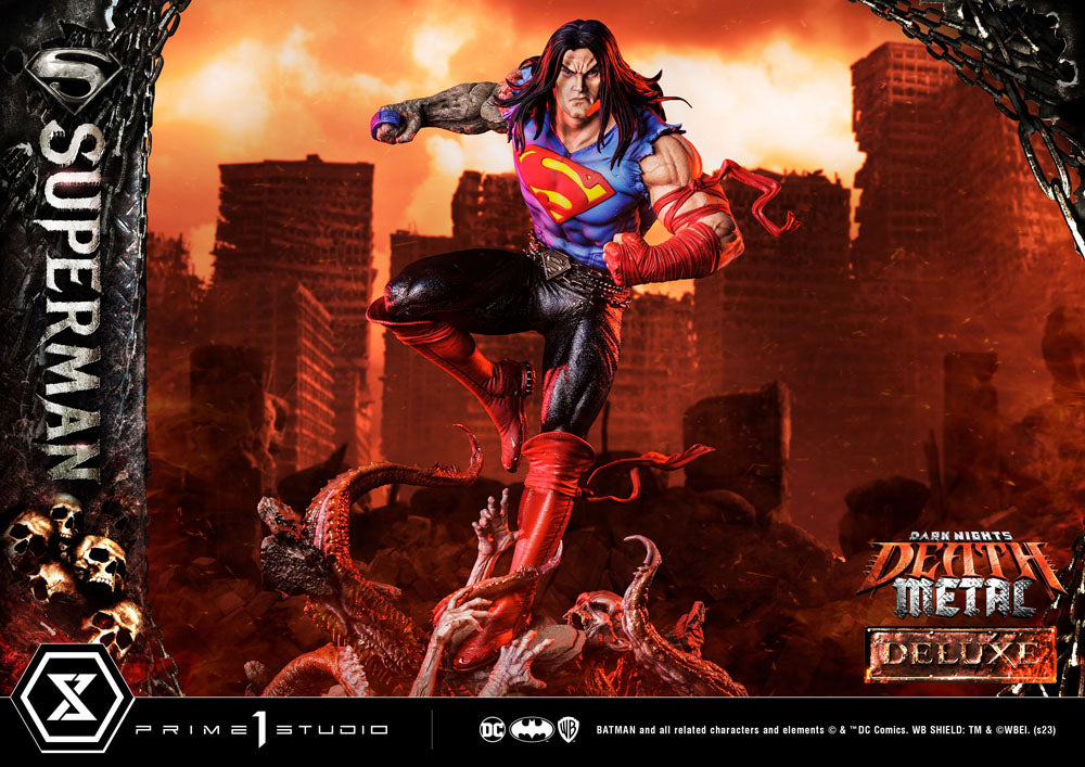 Dark Nights: Death Metal Statue 1/3 Death Metal Superman Deluxe Ver. 94 cm