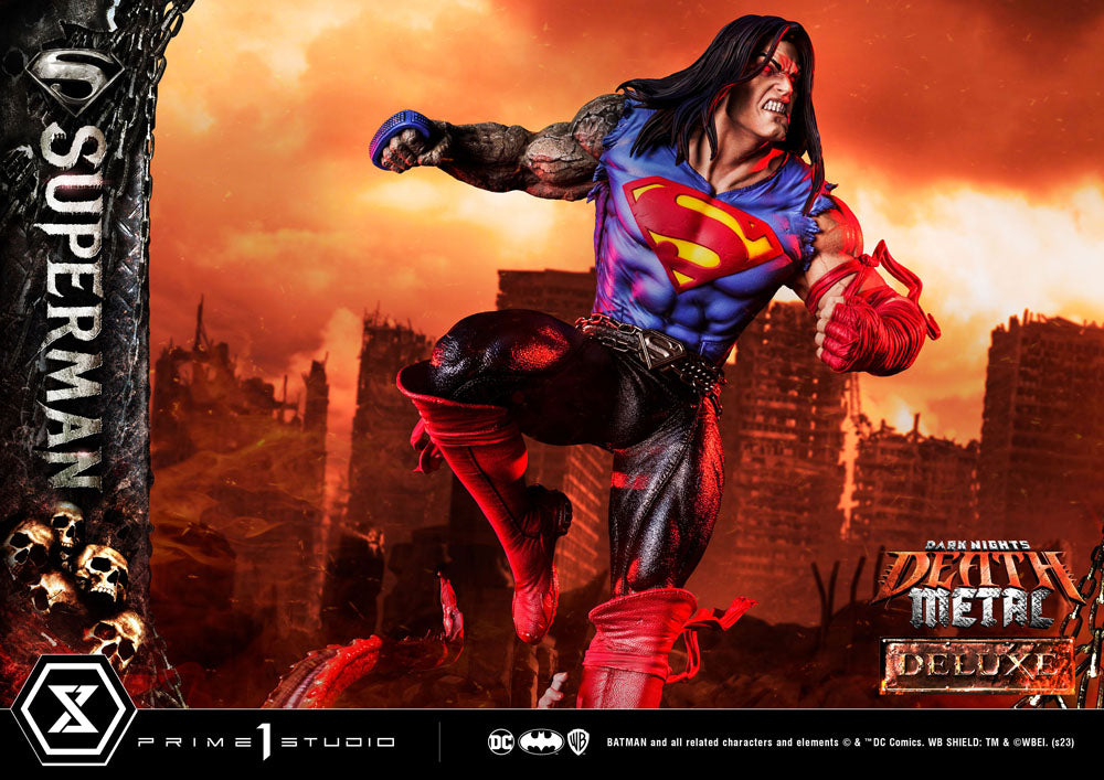 Dark Nights: Death Metal Statue 1/3 Death Metal Superman Deluxe Ver. 94 cm