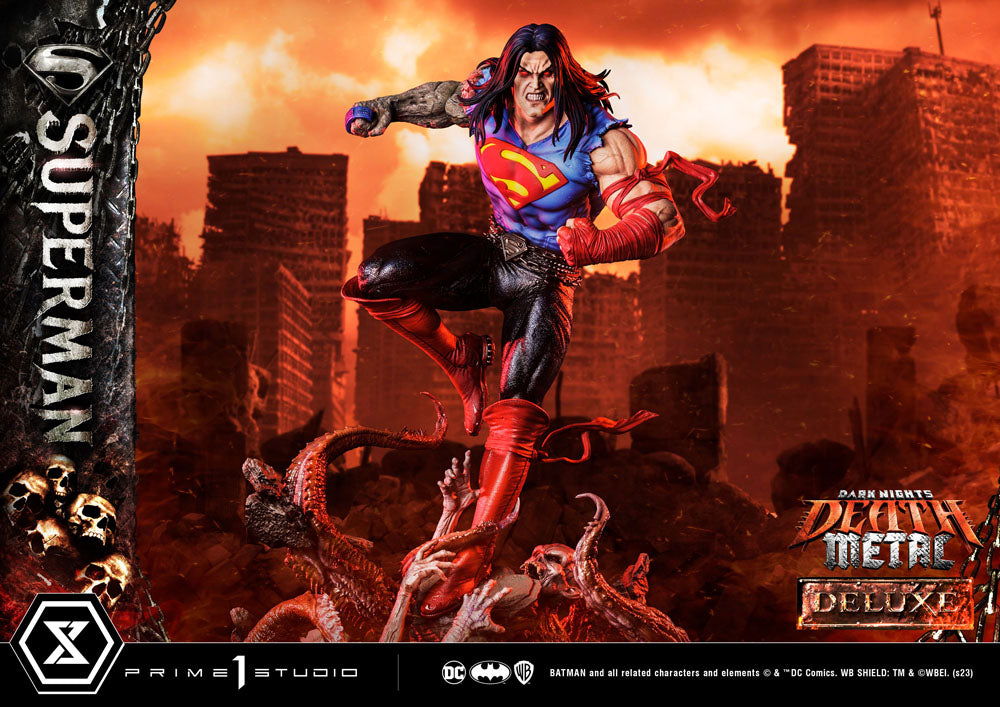 Dark Nights: Death Metal Statue 1/3 Death Metal Superman Deluxe Ver. 94 cm