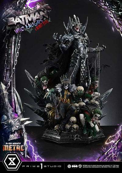 DC Comics Museum Masterline Statue 1/3 Dark Nights: Death Metal The Batman Who Laughs & Robin King Deluxe Version 85 cm