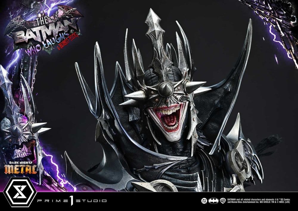 DC Comics Museum Masterline Statue 1/3 Dark Nights: Death Metal The Batman Who Laughs & Robin King Deluxe Version 85 cm