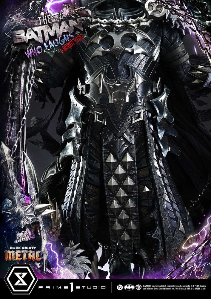 DC Comics Museum Masterline Statue 1/3 Dark Nights: Death Metal The Batman Who Laughs & Robin King Deluxe Version 85 cm