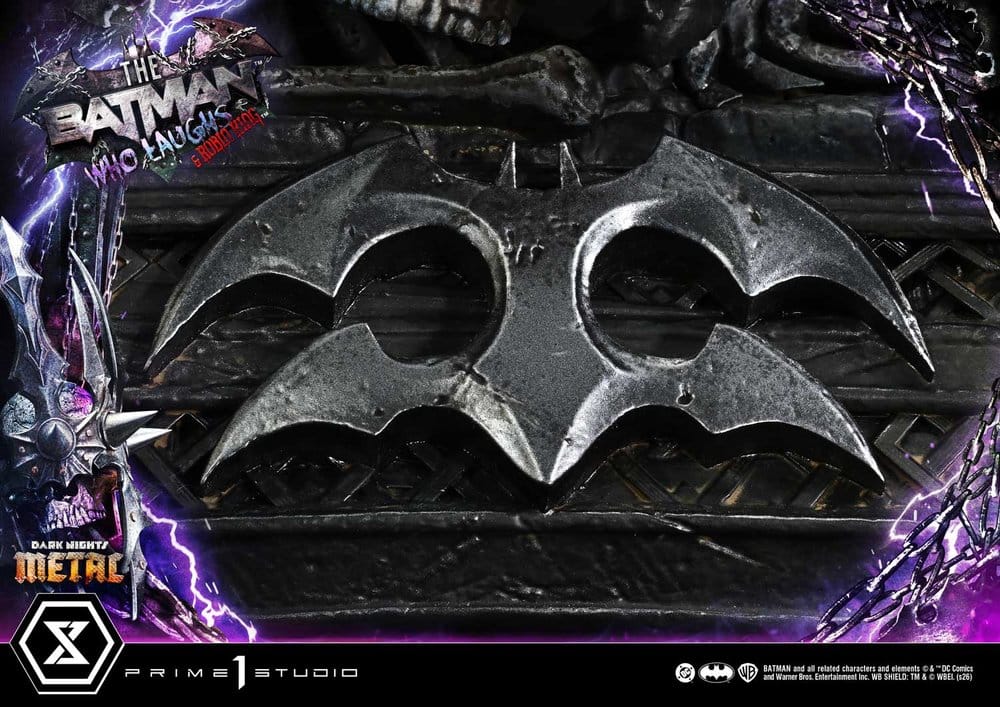 DC Comics Museum Masterline Statue 1/3 Dark Nights: Death Metal The Batman Who Laughs & Robin King Deluxe Version 85 cm