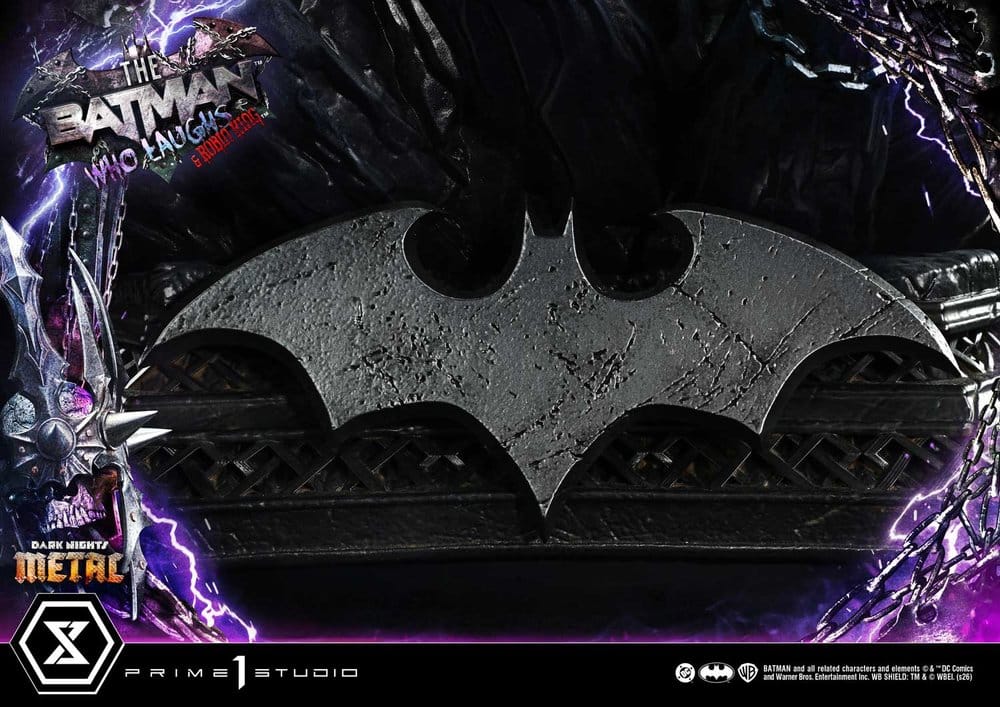 DC Comics Museum Masterline Statue 1/3 Dark Nights: Death Metal The Batman Who Laughs & Robin King Deluxe Version 85 cm