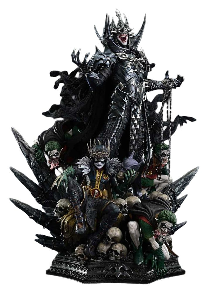 DC Comics Museum Masterline Statue 1/3 Dark Nights: Death Metal The Batman Who Laughs & Robin King DX Bonus 85 cm