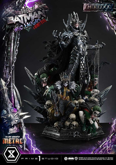 DC Comics Museum Masterline Statue 1/3 Dark Nights: Death Metal The Batman Who Laughs & Robin King DX Bonus 85 cm