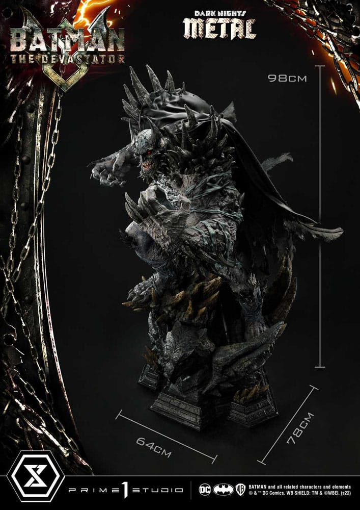 Dark Knights: Metal Statue 1/3 The Devastator Regular Version 98 cm