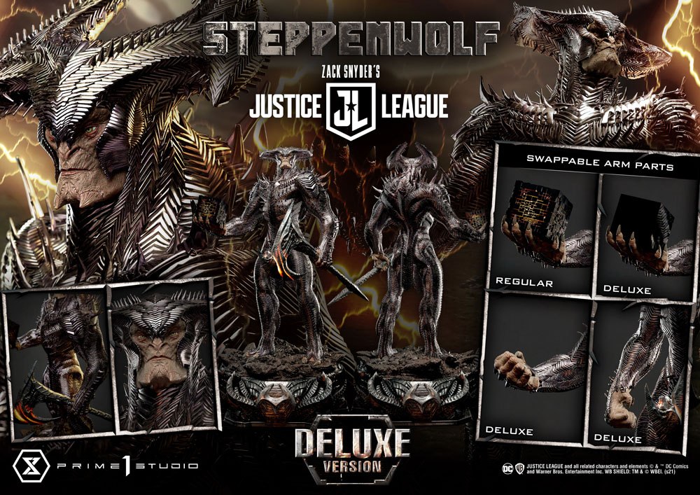 Zack Snyder's Justice League Museum Masterline Statue 1/3 Steppenwolf Deluxe Bonus Version 102 cm