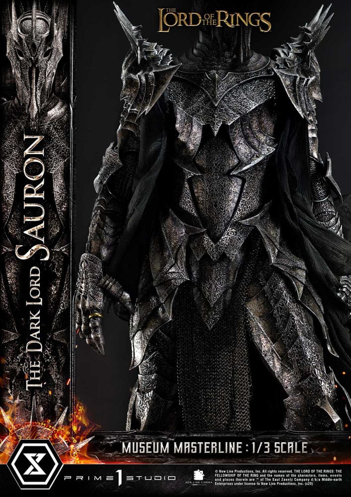 Lord of the Rings Museum Masterline Series Statue 1/3 The Dark Lord Sauron 117 cm
