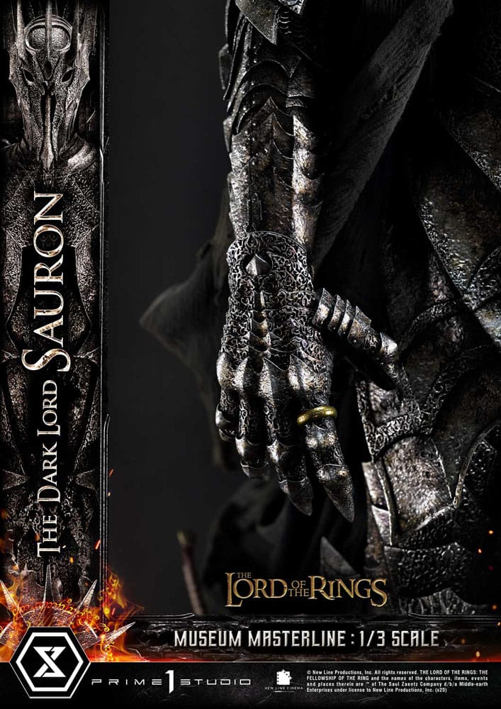 Lord of the Rings Museum Masterline Series Statue 1/3 The Dark Lord Sauron Bonus Version 117 cm