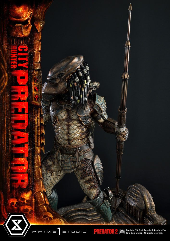 Predator 2 Museum Masterline Statue 1/3 City Hunter Predator 105 cm