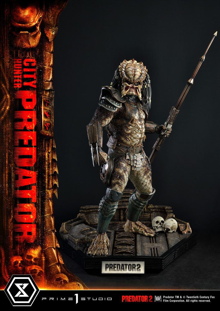 Predator 2 Museum Masterline Statue 1/3 City Hunter Predator 105 cm