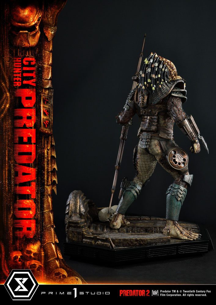 Predator 2 Museum Masterline Statue 1/3 City Hunter Predator 105 cm