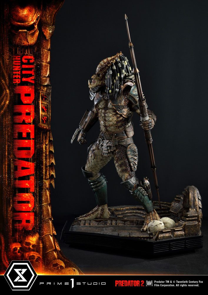 Predator 2 Museum Masterline Statue 1/3 City Hunter Predator 105 cm