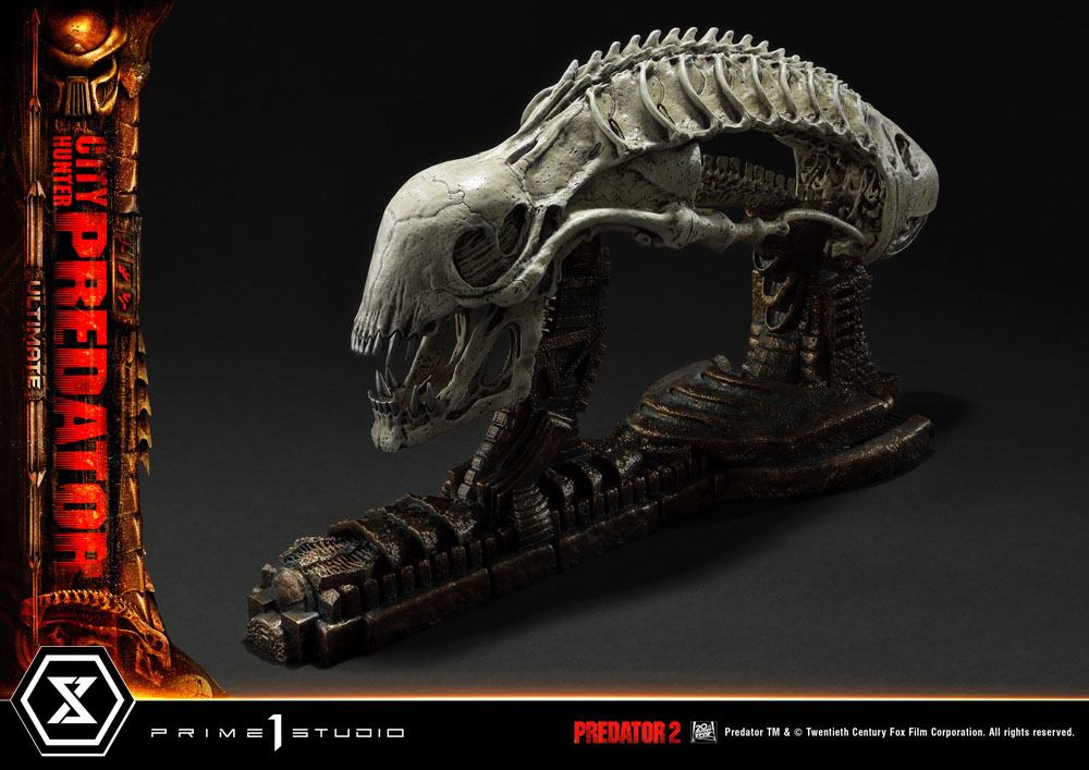 Predator 2 Museum Masterline Statue 1/3 City Hunter Predator Ultimate Bonus Version 105 cm