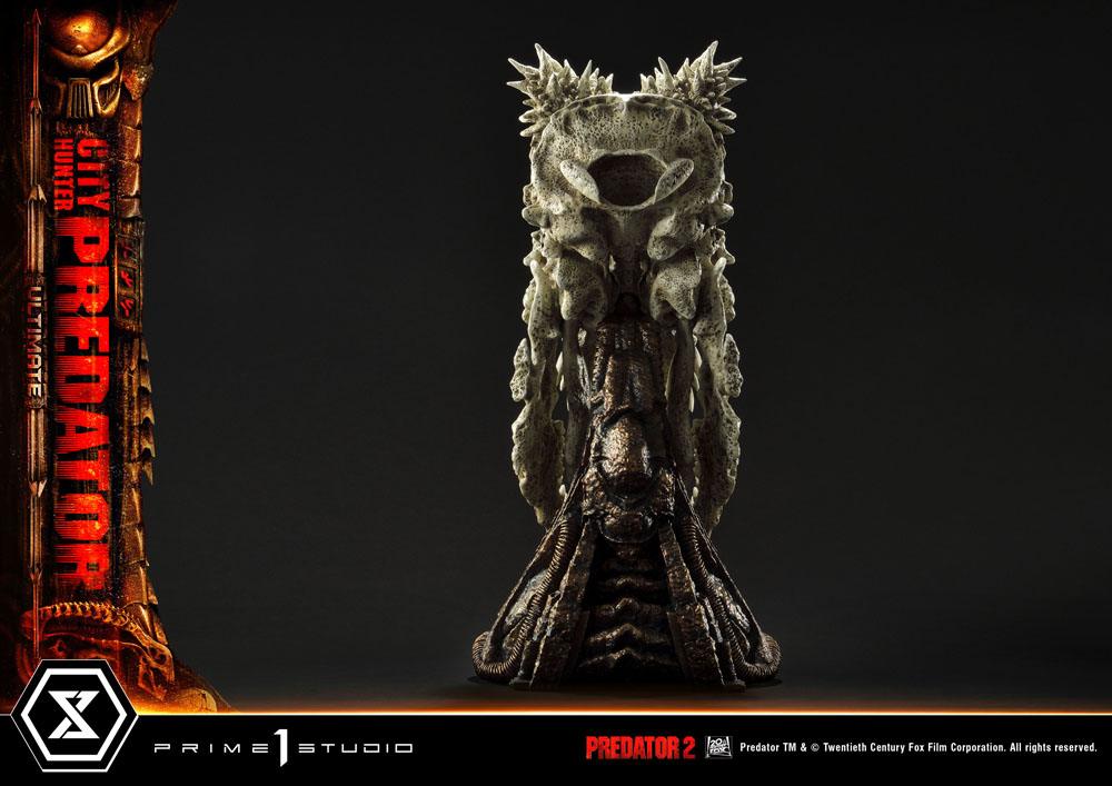 Predator 2 Museum Masterline Statue 1/3 City Hunter Predator Ultimate Bonus Version 105 cm