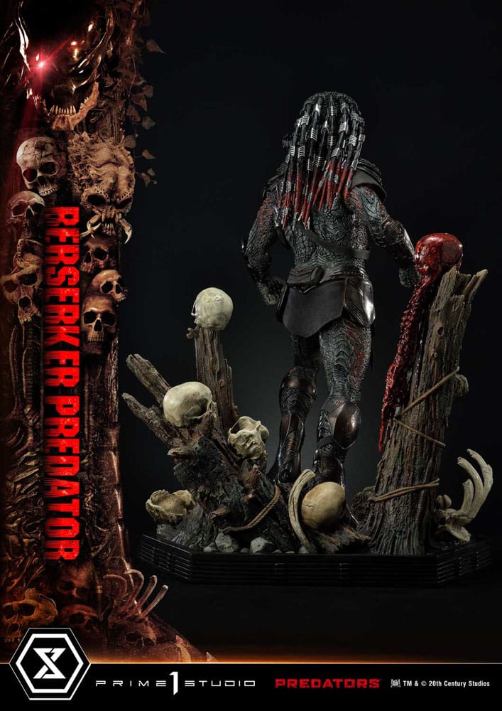Predators Statue Berserker Predator Deluxe Version 100 cm