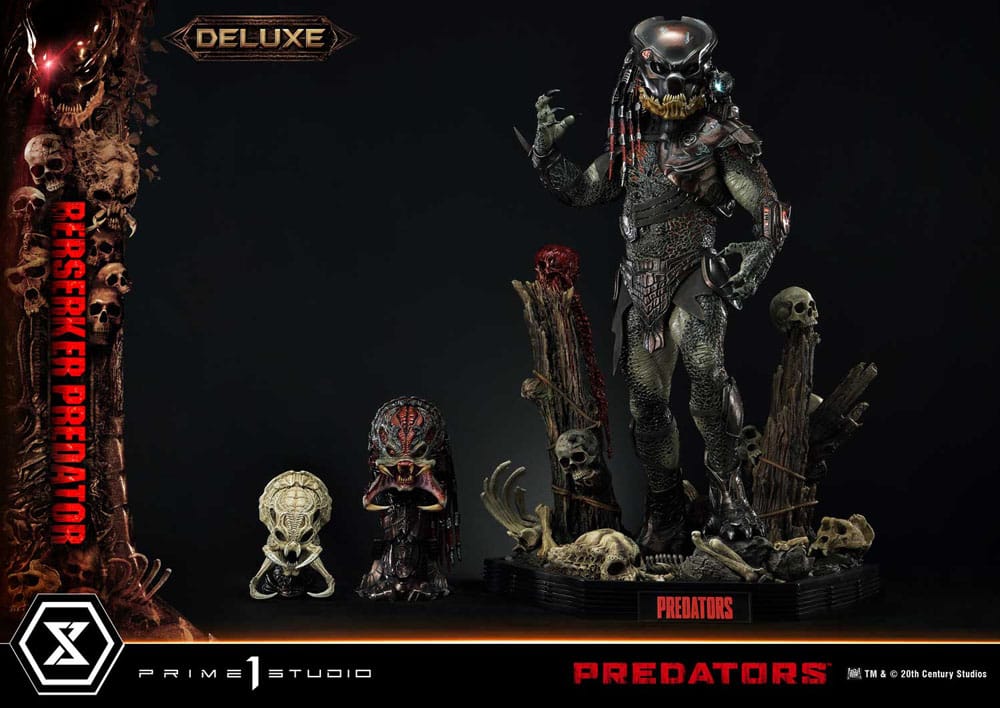 Predators Statue Berserker Predator Deluxe Bonus Version 100 cm