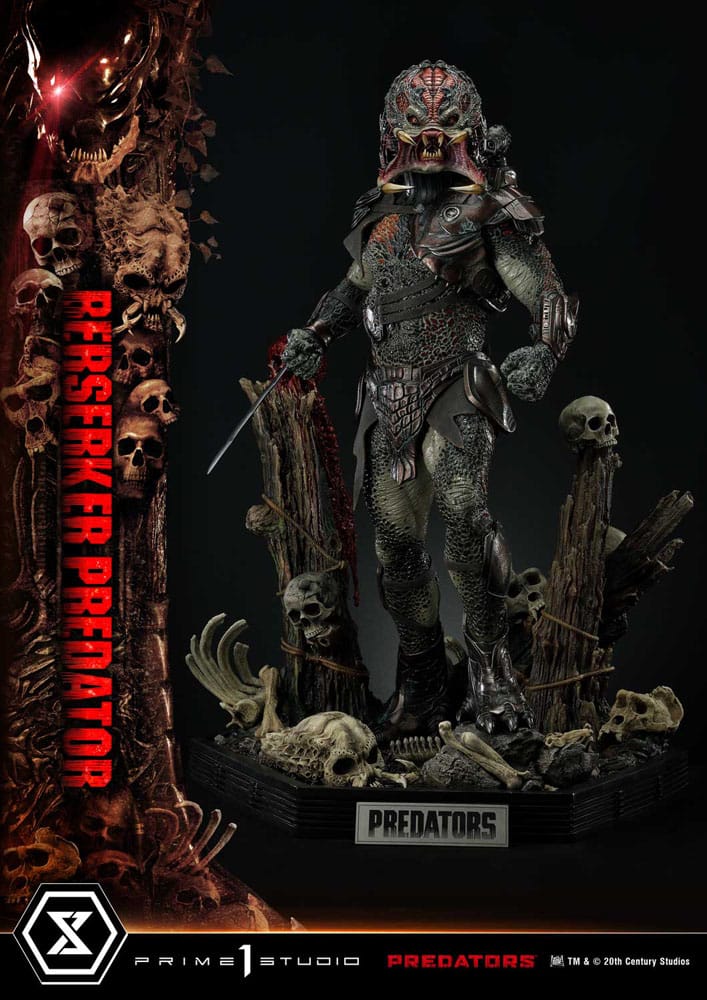 Predators Statue Berserker Predator Deluxe Bonus Version 100 cm