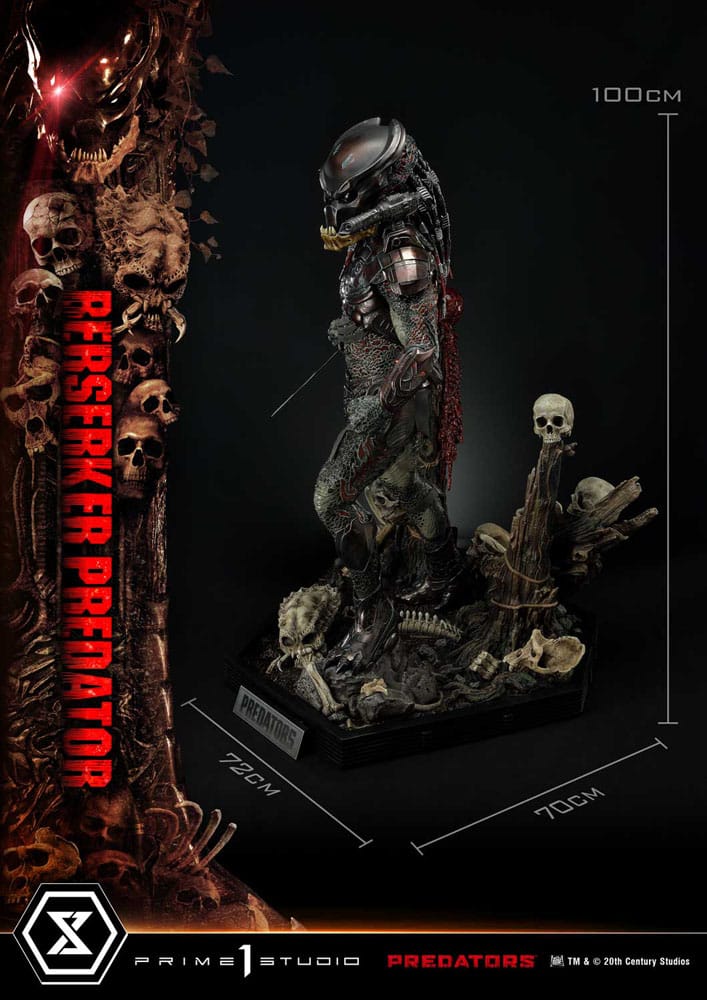 Predators Statue Berserker Predator Deluxe Bonus Version 100 cm