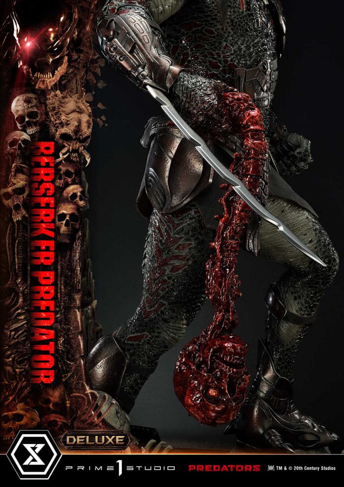 Predators Statue Berserker Predator Deluxe Bonus Version 100 cm