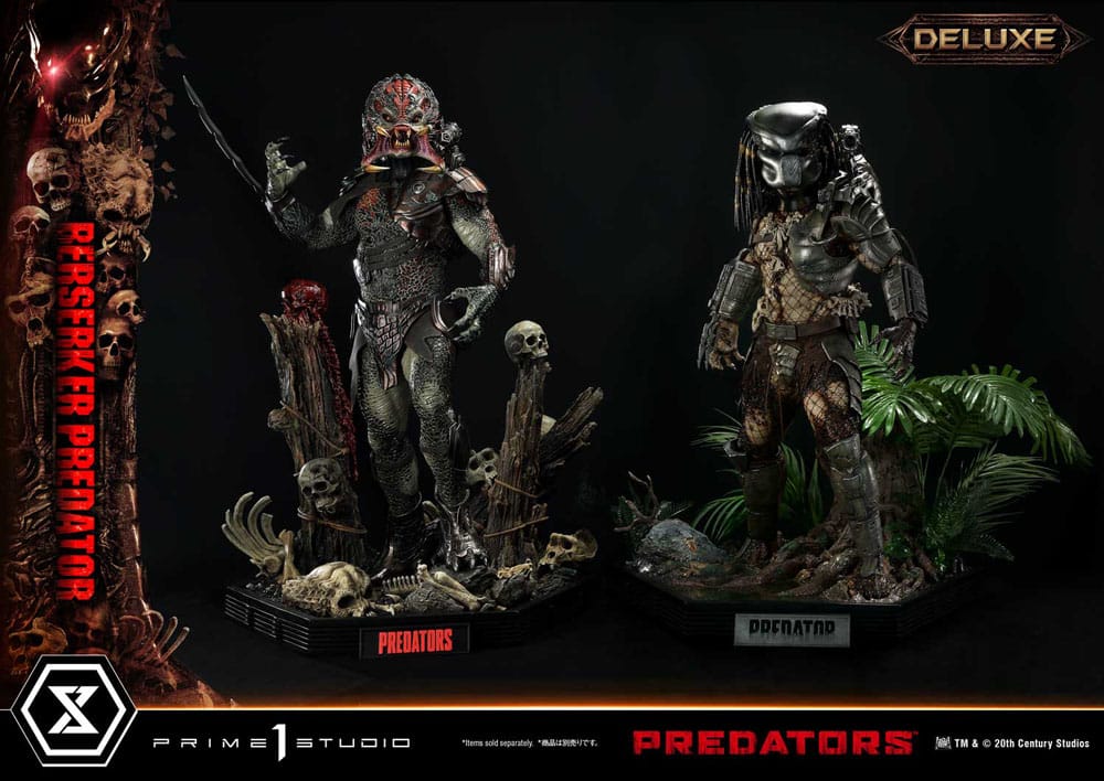 Predators Statue Berserker Predator Deluxe Bonus Version 100 cm