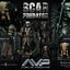 The Alien vs. Predator Museum Masterline Series Statue 1/3 Scar Predator 93 cm