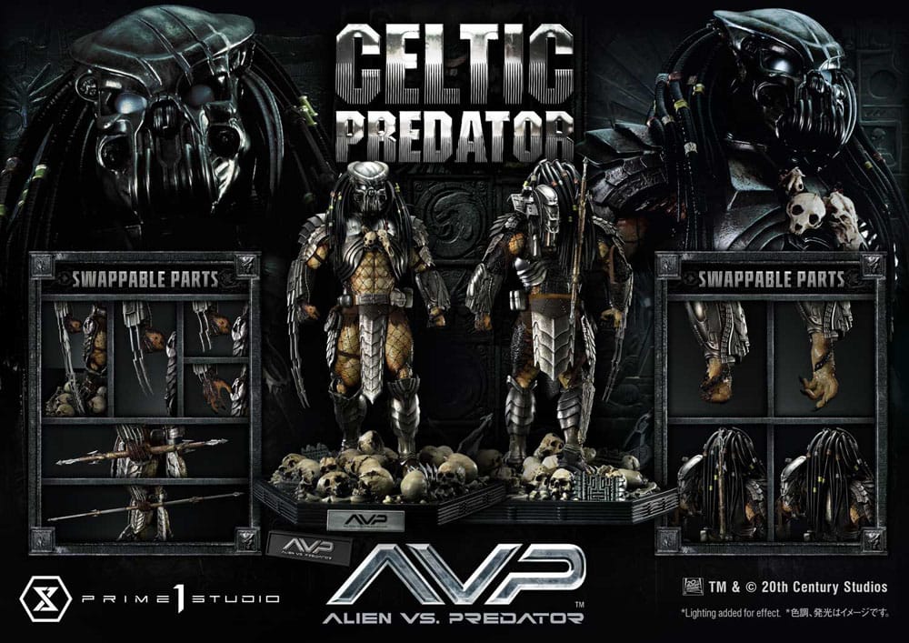 The Alien vs. Predator Museum Masterline Series Statue 1/3 Celtic Predator 95 cm