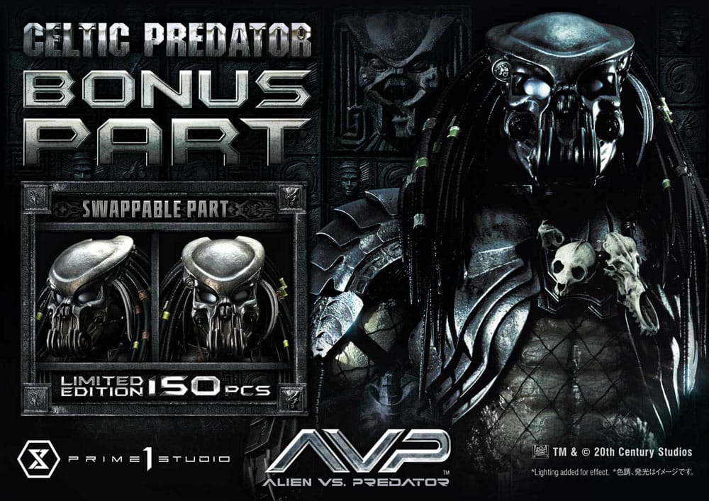 The Alien vs. Predator Museum Masterline Series Statue 1/3 Celtic Predator Bonus Ver. 95 cm