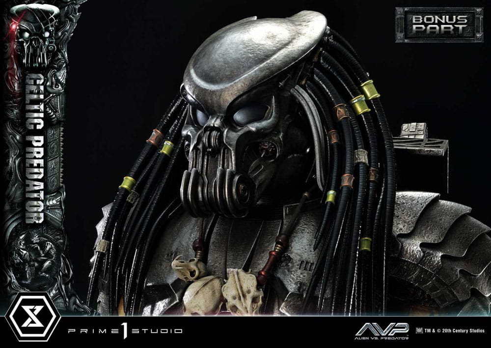 The Alien vs. Predator Museum Masterline Series Statue 1/3 Celtic Predator Bonus Ver. 95 cm