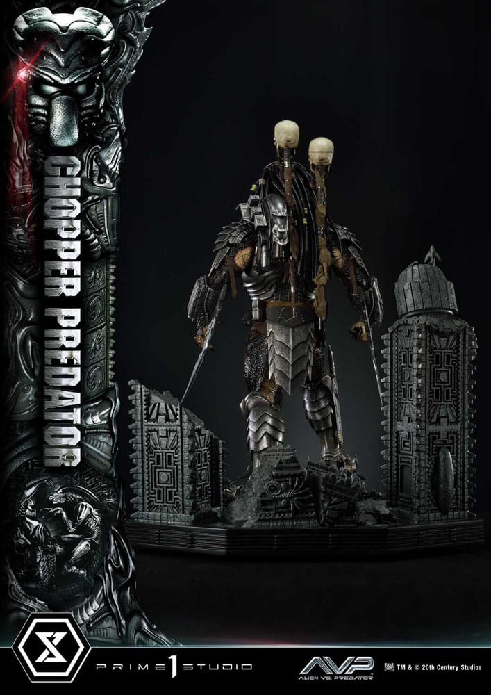 The Alien vs. Predator Museum Masterline Series Statue 1/3 Chopper Predator 103 cm