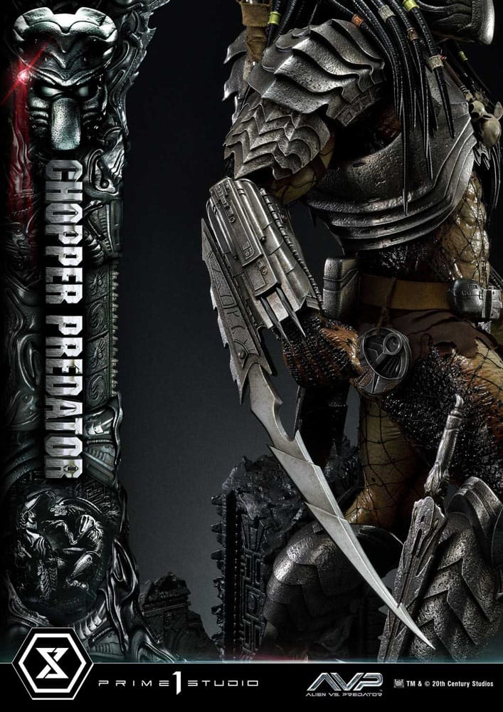 The Alien vs. Predator Museum Masterline Series Statue 1/3 Chopper Predator 103 cm