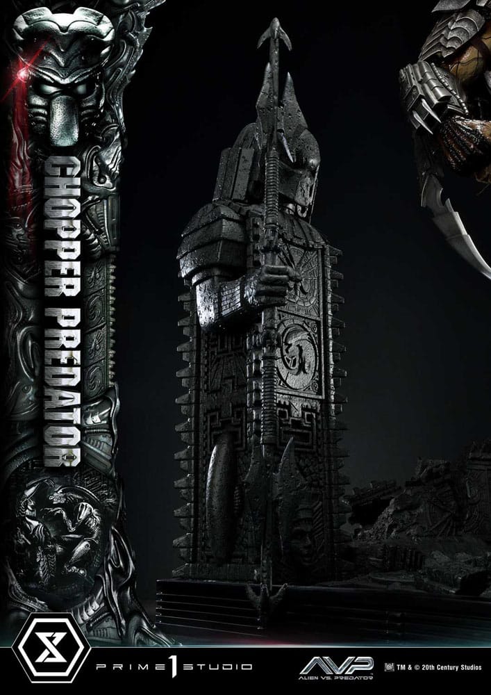 The Alien vs. Predator Museum Masterline Series Statue 1/3 Chopper Predator 103 cm