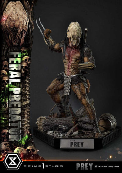 Prey (Movie) Museum Masterline Series Statue 1/3 Feral Predator 89 cm