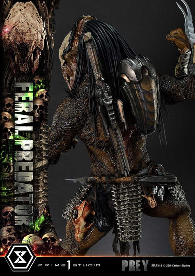 Prey (Movie) Museum Masterline Series Statue 1/3 Feral Predator 89 cm