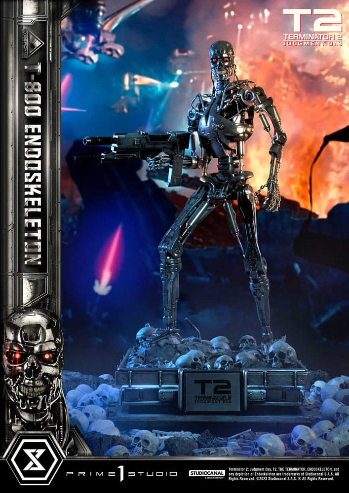 Terminator 2 Museum Masterline Series Statue 1/3 Judgment Day T800 Endoskeleton 74 cm