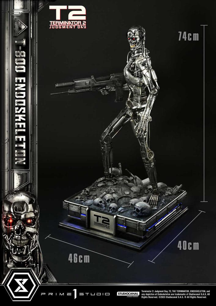 Terminator 2 Museum Masterline Series Statue 1/3 Judgment Day T800 Endoskeleton 74 cm