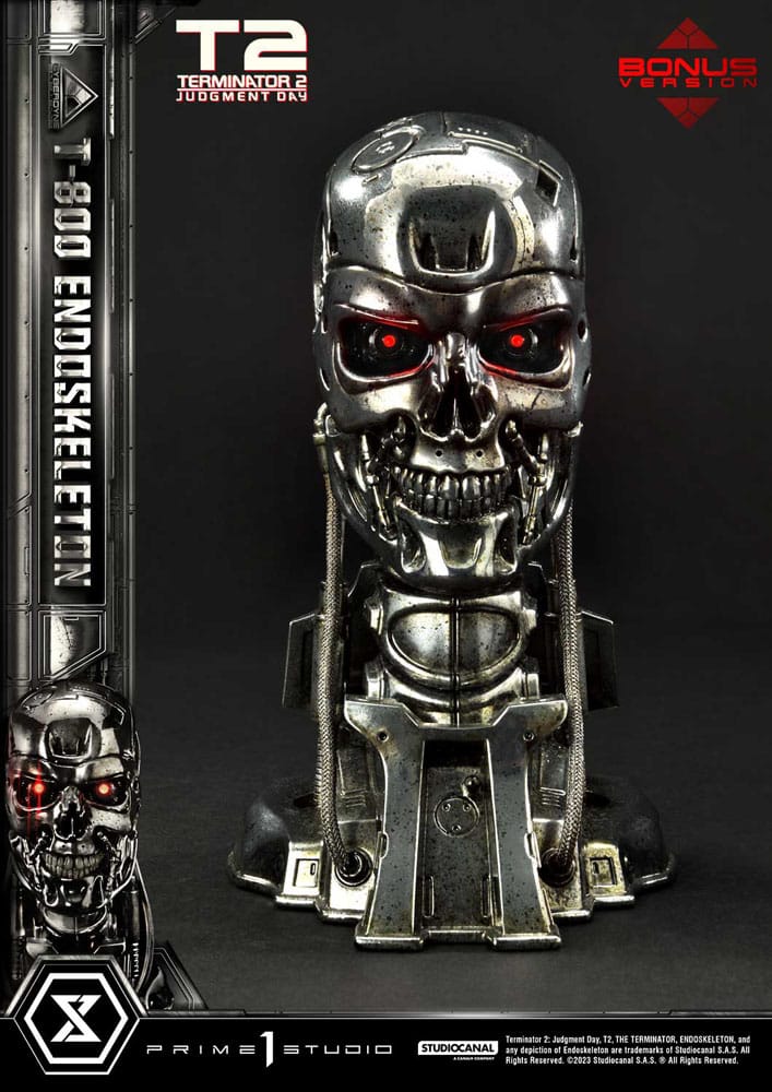 Terminator 2 Museum Masterline Series Statue 1/3 Judgment Day T800 Endoskeleton Deluxe Bonus Version 74 cm