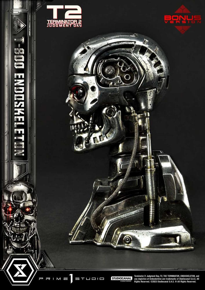 Terminator 2 Museum Masterline Series Statue 1/3 Judgment Day T800 Endoskeleton Deluxe Bonus Version 74 cm