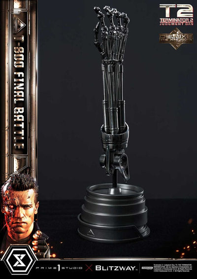 Terminator 2 Museum Masterline Series Statue 1/3 T-800 Final Battle Deluxe Bonus Version 75 cm